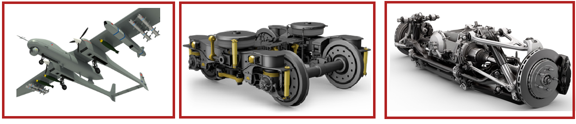 Sectors We Serve: Defense, Aviation, Railway, Automotive